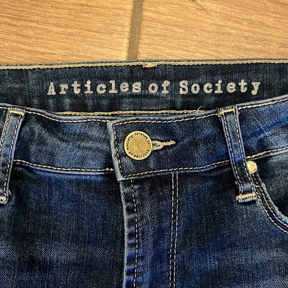 Articles of Society Mid-Rise Skinny Jeans Blue 29 - Picture 2 of 8